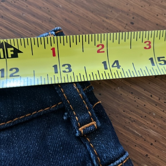 Zara premium denim collection dark wash Pencil skirt w/ 2 way zip size 4 EUC - Picture 12 of 16